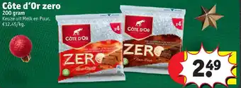 Kruidvat Cote d'Or zero 200 gram aanbieding