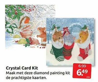 Boekenvoordeel Crystal card kit aanbieding
