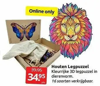 Boekenvoordeel Houten legpuzzel aanbieding