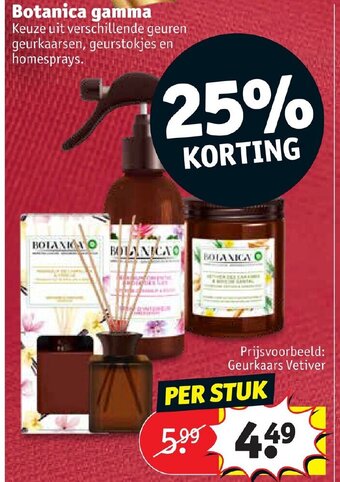 Kruidvat Botanica gamma aanbieding