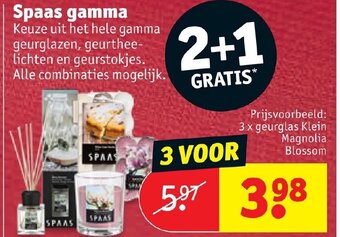 Kruidvat Spaas gamma aanbieding