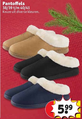 Kruidvat Pantoffels 38/39 t/m 40/41 aanbieding