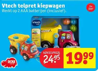 Kruidvat Vtech telpret kiepwagen aanbieding