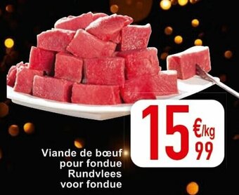 Cora Viande de boeuf pour fondue Rundvlees voor fondue aanbieding