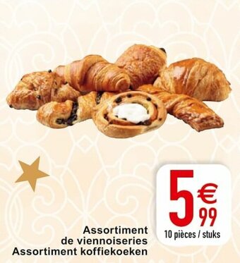 Cora Assortiment de viennoiseries Assortiment koffiekoeken aanbieding