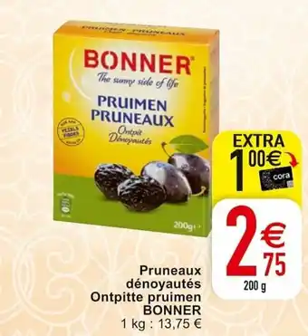Pruneaux denoyautes Ontpitte pruimen Bonner 200g