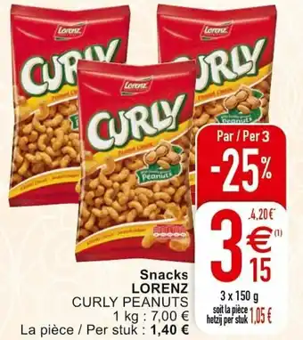 Snacks Lorenz 3x150g