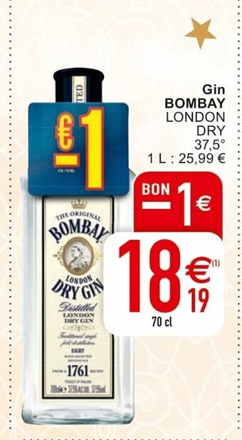 Cora Gin Bombay London Dry aanbieding