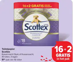 Carrefour Toiletpapier Scottex aanbieding