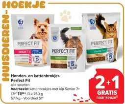 Carrefour Honden en kattenbrokjes Perfect Fit aanbieding