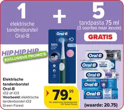 Carrefour Elektrische tandenborstel Oral-B aanbieding