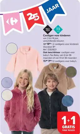 Carrefour Cardigan voor Kinderen aanbieding