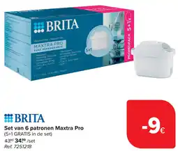 Carrefour Brita Set van 6 patronen Maxtra Pro aanbieding