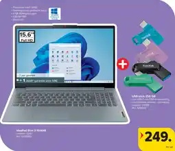 Carrefour IdeaPad Slim 3 15IAN8 + USB-stick 256 GB aanbieding