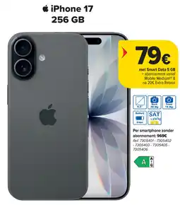 Carrefour Apple iPhone 17 aanbieding
