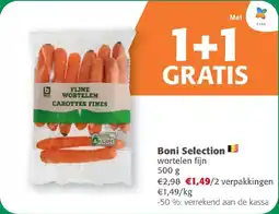 Comarkt Boni Selection wortelen fijn aanbieding