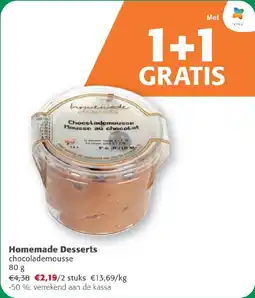 Comarkt Homemade Desserts chocolademousse aanbieding
