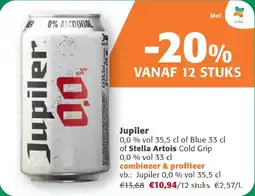 Comarkt Jupiler of Stella Artois aanbieding
