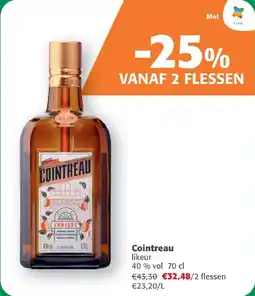 Comarkt Cointreau likeur 40 % vol aanbieding