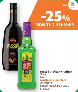 Comarkt Passoã of Pisang Ambon Likeur aanbieding