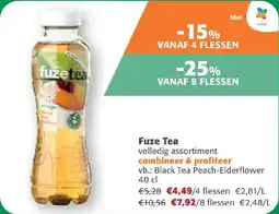 Comarkt Fuze Tea aanbieding