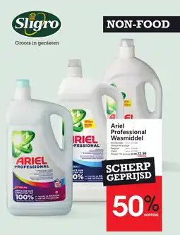 Sligro Ariel Professional Wasmiddel aanbieding