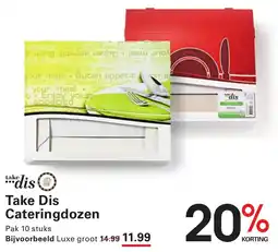 Sligro Take Dis Cateringdozen aanbieding