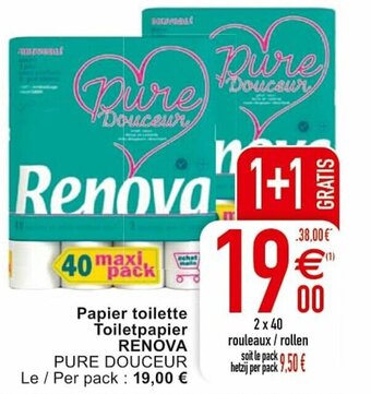 Cora Papier toilette Toiletpapier renova aanbieding