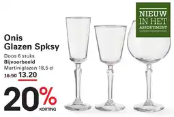 Sligro Onis Glazen Spksy aanbieding