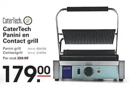 Sligro CaterTech Panini en Contact grill aanbieding