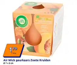 Action Air Wick geurkaars Zoete Kruiden aanbieding