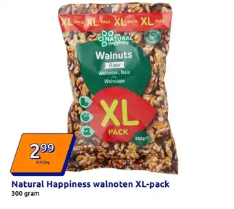 Action Natural Happiness walnoten XL-pack aanbieding