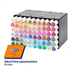 Action Déco Time aquamarkers aanbieding