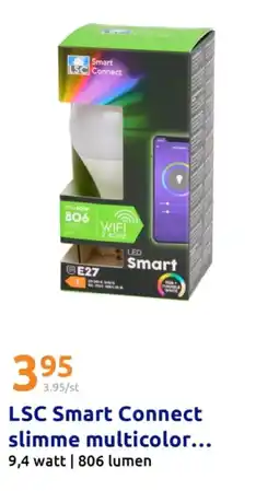 Action LSC Smart Connect slimme multicolor ledlamp aanbieding