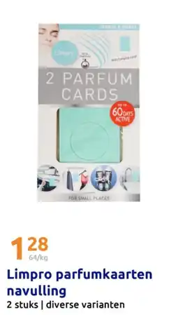 Action Limpro parfumkaarten navulling aanbieding