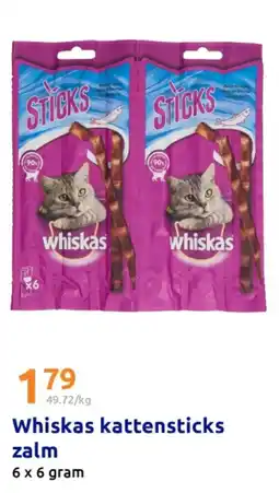 Action Whiskas kattensticks zalm aanbieding