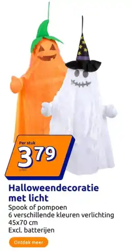 Action Halloweendecoratie met licht aanbieding