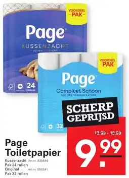 Sligro Page Toiletpapier aanbieding