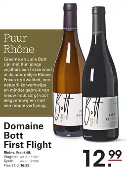 Sligro Domaine Bott First Flight aanbieding