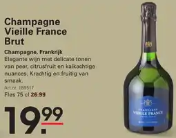 Sligro Champagne Vieille France Brut aanbieding