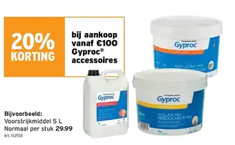GAMMA Gyproc accessoires 5L aanbieding