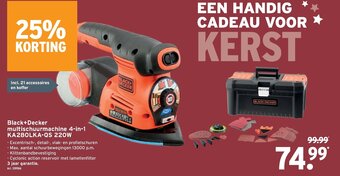 Black + Decker multischuurmachine 4-in-1 KA280LKA-QS 220W