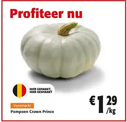 Colruyt Pompoen Crown Prince aanbieding
