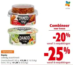 Colruyt Danio Crunchy Biscoff 165 g aanbieding