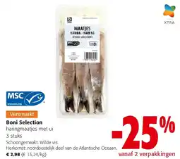 Colruyt Boni Selection haringmaatjes met ui 3 stuks aanbieding
