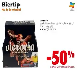 Colruyt Victoria sterk blond bier 8,5 % vol 6 x 33 cl aanbieding