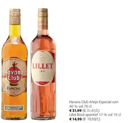 Colruyt Havana Club Añejo Especial rum 40 % vol 70 cl aanbieding