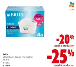 Colruyt Brita filterpatroon Maxtra Pro Organic All-In-1 aanbieding
