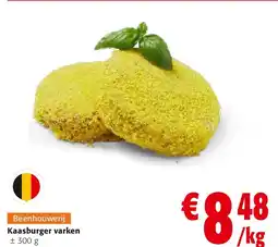 Colruyt Kaasburger varken aanbieding