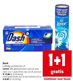 Colruyt Dash 3-in-1 pods Witter dan wit 26 dosissen aanbieding